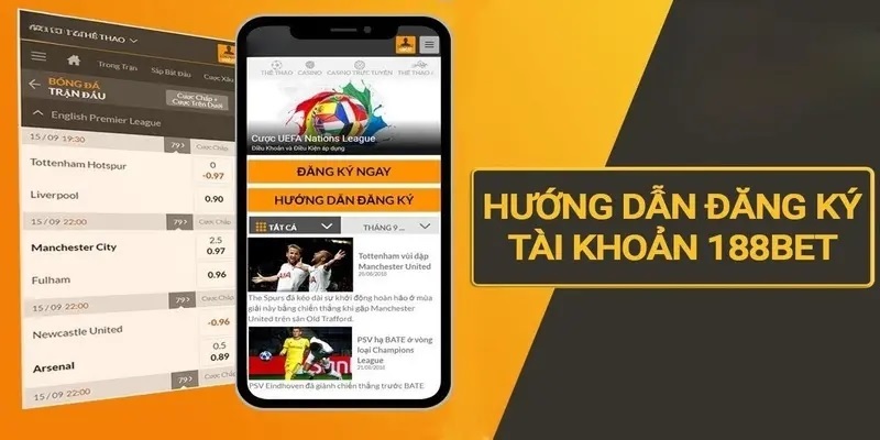 Hướng dẫn quy trình 4 bước đăng ký 188BET siêu đơn giản